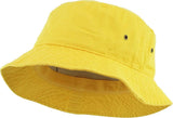 Grooveman Music Hats S/M / Yellow Solid Bucket Fitted Hat