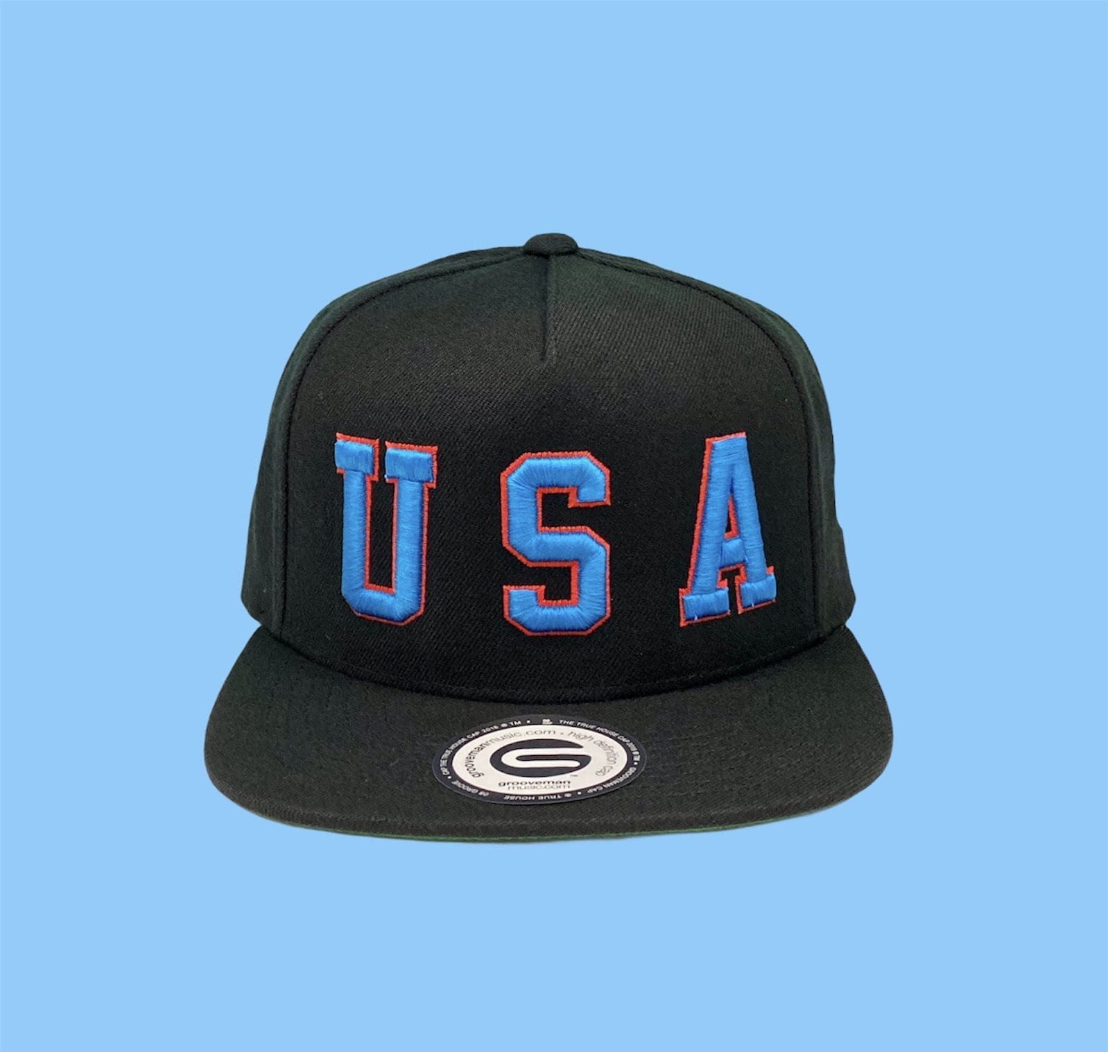 Grooveman Music Hats USA Snapback Hat