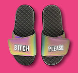 Grooveman Music Shoes Slides | Grooveman Bitch Please Hologram