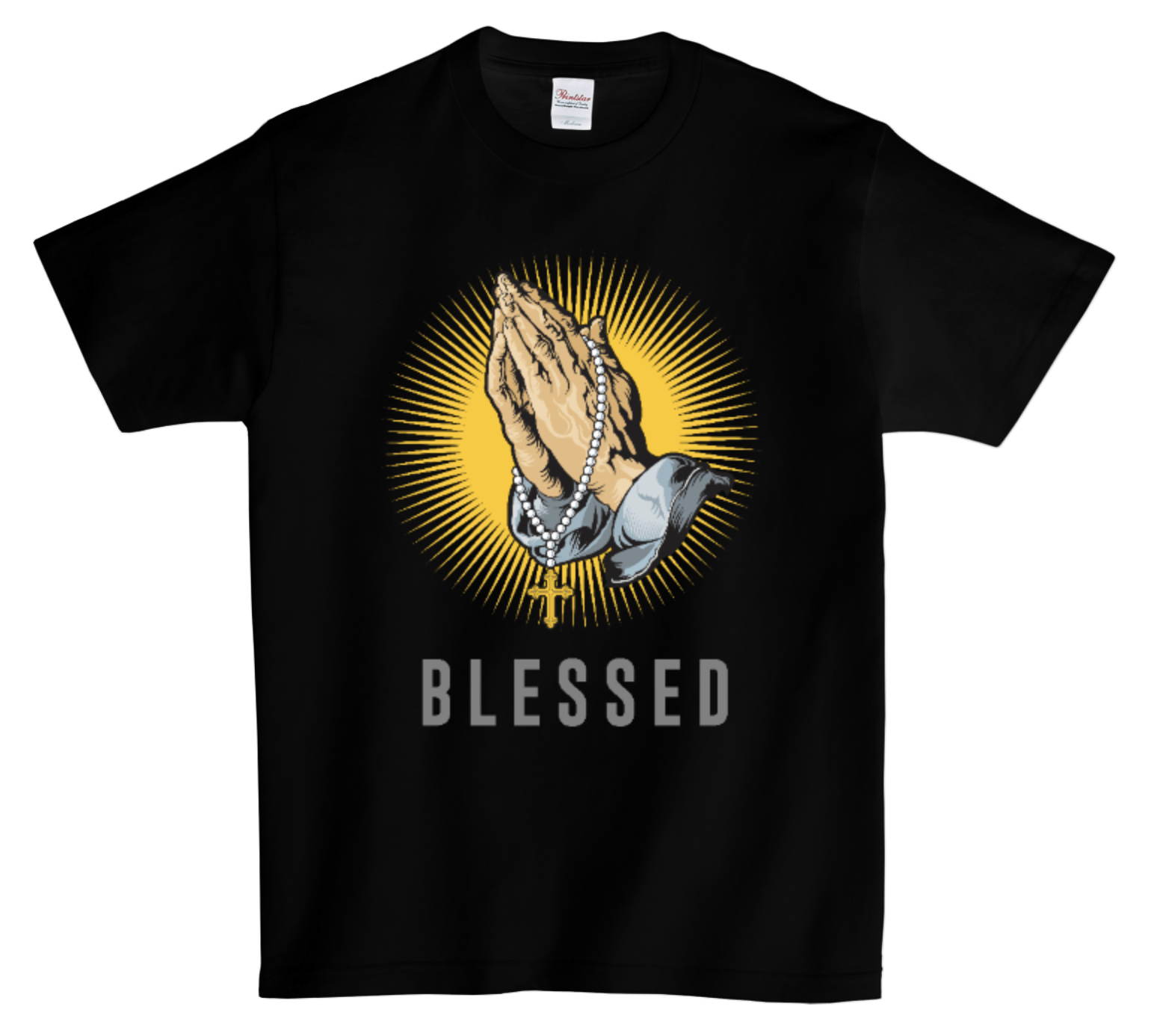 Grooveman Music T Shirt DTG T Shirt | Blessed Full color Edition