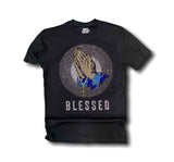 Grooveman Music T Shirt Rhinestones T Shirt | Blessed