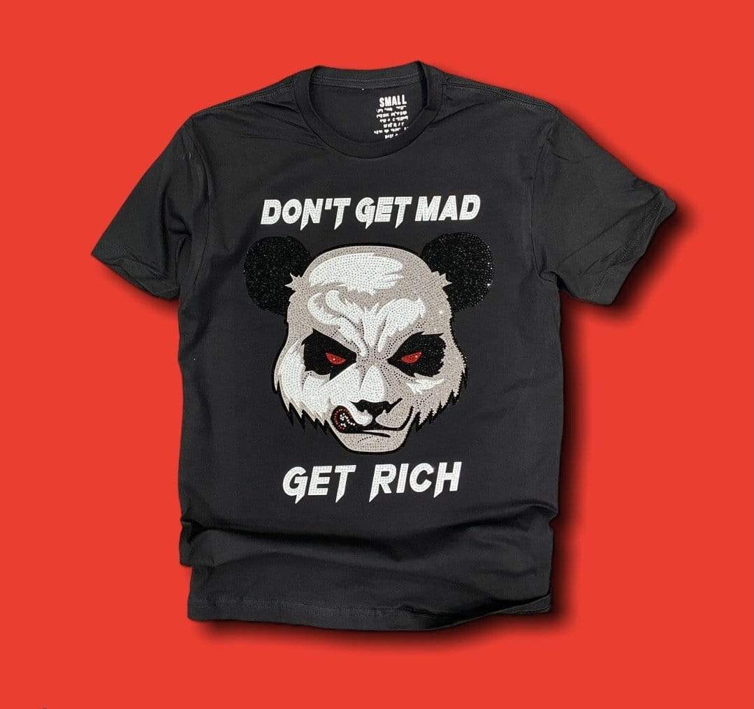Grooveman Music T Shirt Rhinestones T Shirt | Panda Get Rich