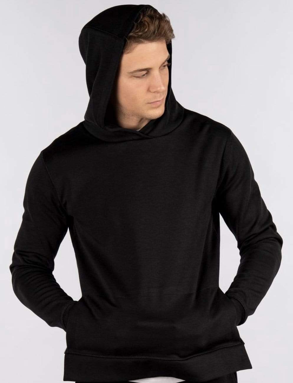 Grooveman Music T Shirt Side-Zip Pullover Hoodie, Performance Fleece
