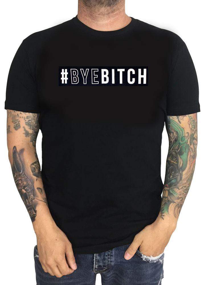Grooveman Music T Shirt T Shirt | #BYEBITCH Blk-White