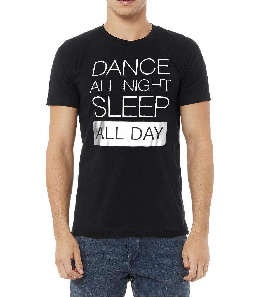 Grooveman Music T Shirt T Shirt | Dance All Night Sleep All Day