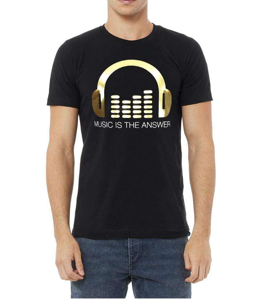 Grooveman Music T Shirt T Shirt | Music is the Answer