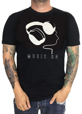 Grooveman Music T Shirt T Shirt | Music On Headphones