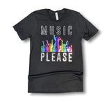 Grooveman Music T Shirt T Shirt | Music Please Metallic Edition