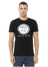 Grooveman Music T Shirt T Shirt | Press Play Push the Button