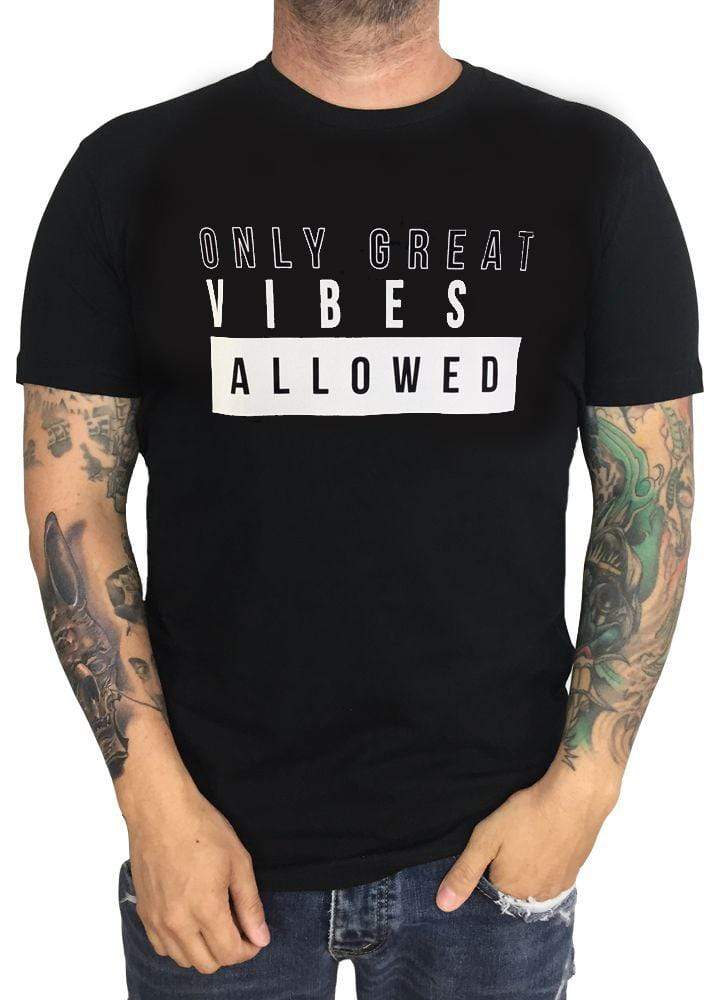 Grooveman Music T Shirt XS / Black / 100% Cotton T Shirt | Only Great Vibes Allowed