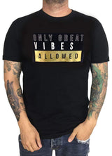 Grooveman Music T Shirt XS / Black Gold / 100%Cotton T Shirt | Only Great Vibes Allowed