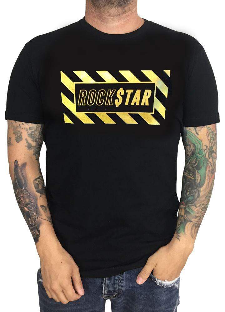 Grooveman Music T Shirt XS / Black Gold / 100%Cotton T Shirt | Rockstar