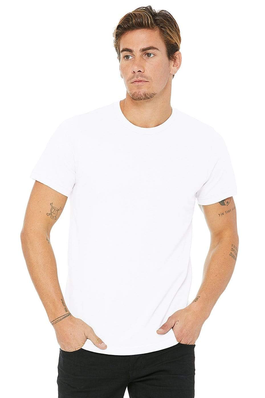 Grooveman Music T Shirt XS / White Jersey Short Sleeve Tee
