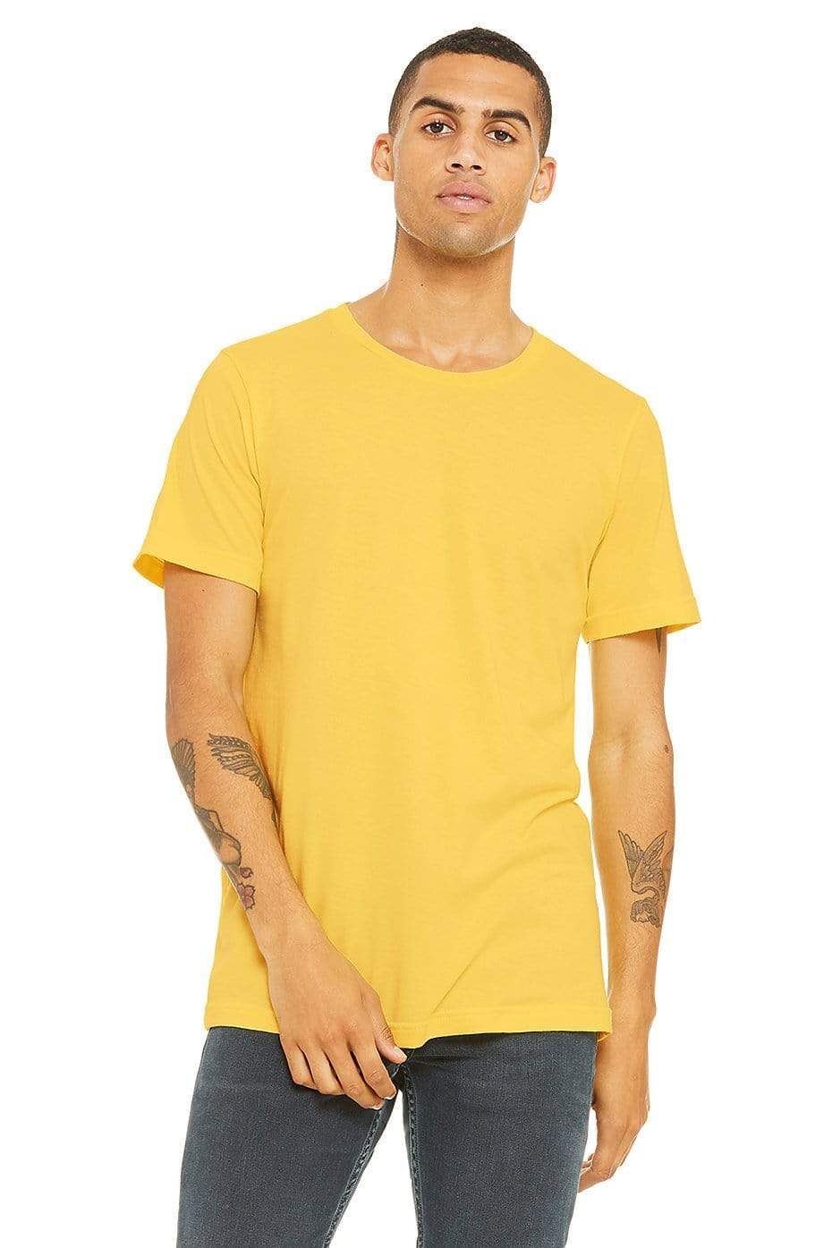 Grooveman Music T Shirt XS / Yellow Jersey Short Sleeve Tee