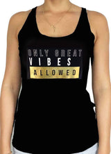 Grooveman Music Tank Top Small / Black Gold Tank Top | Only Great Vibes Allowed
