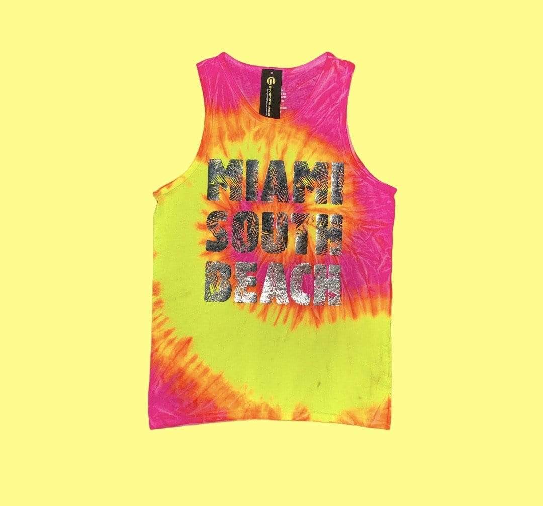 Grooveman Music Tank Top Tank Top | Miami Beach Tye Dye