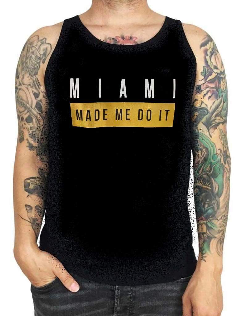 Grooveman Music Tank Top Tank Top | Miami Made me do it