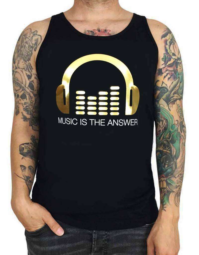 Grooveman Music Tank Top Tank Top | Music is the Answer