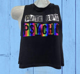 Grooveman Music Tank Top Tank Top | Rainbow Cute but Psycho