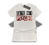 Grooveman Music Women Tees T-Shirt | Cute but Psycho Mirror Edition