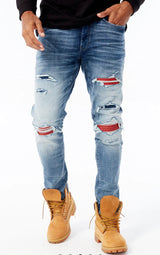 Ross Morningside Denim Jeans - Aged Wash