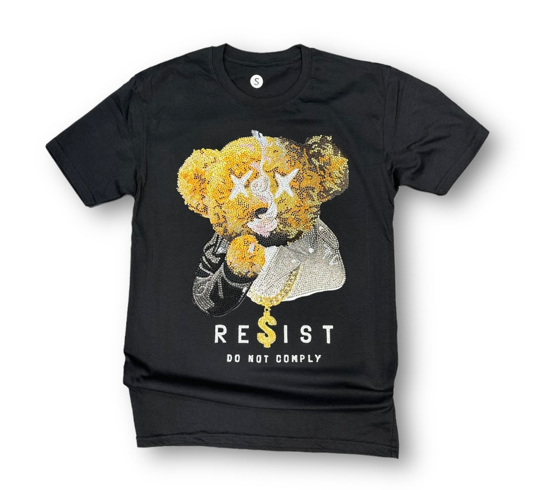 Rhinestones Full T Shirt | Teddy Resist