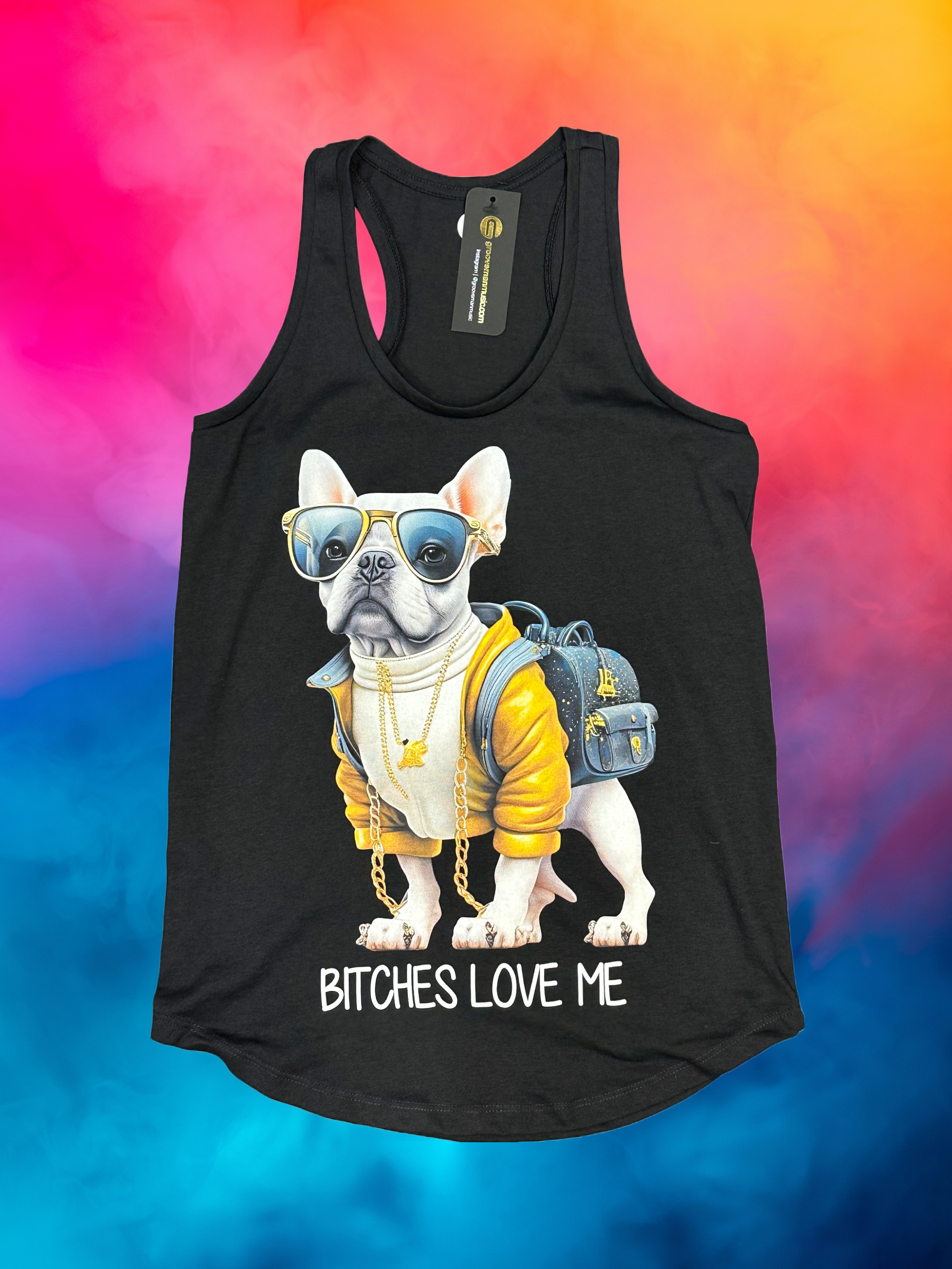 Dog Bitches Love Me DTG Tank Top