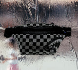 Sprayground | Trinity Checkered Rhinestones Crossbody Bag