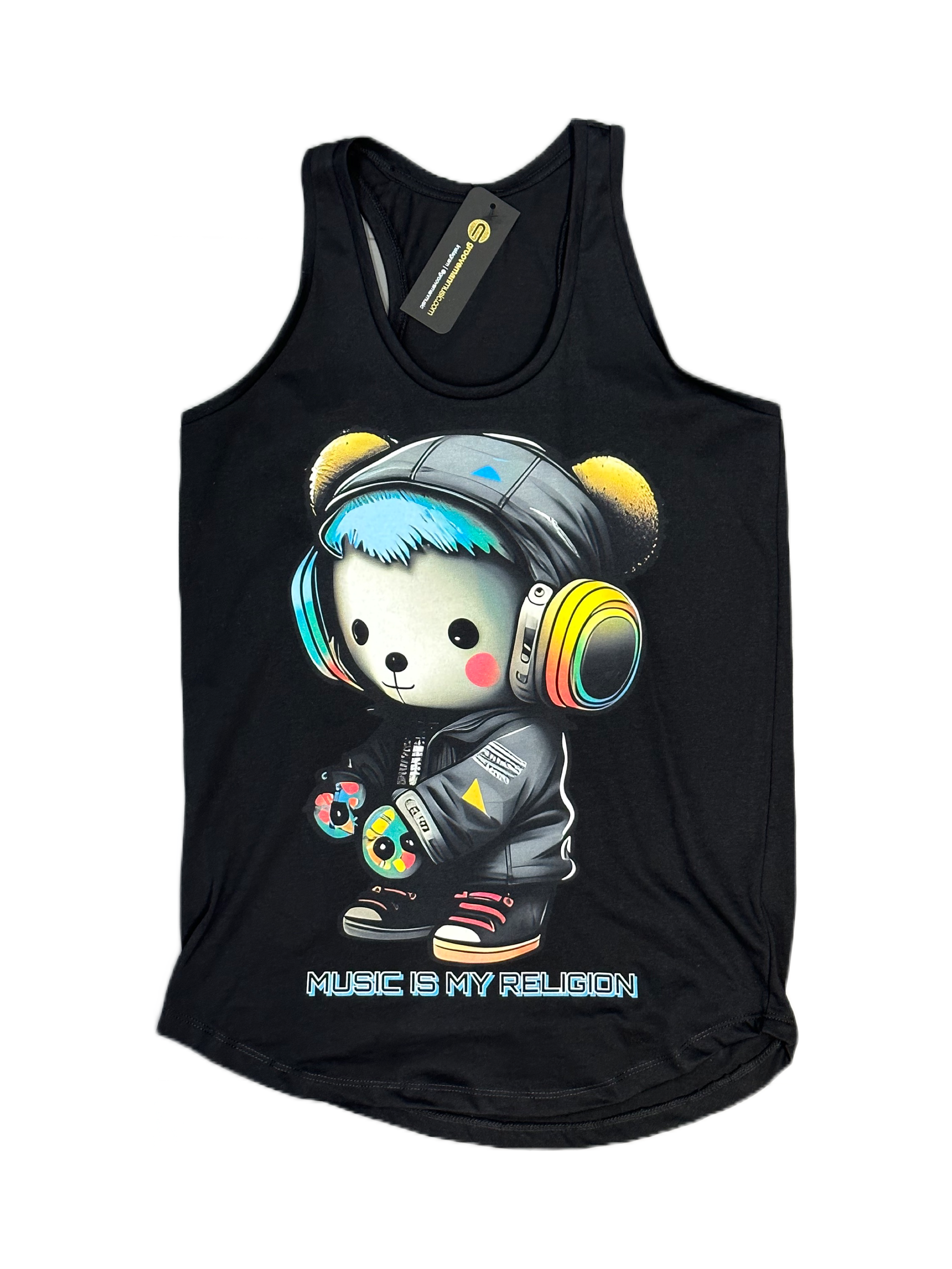Music is my Religion! DTG Tank Top | Full Color