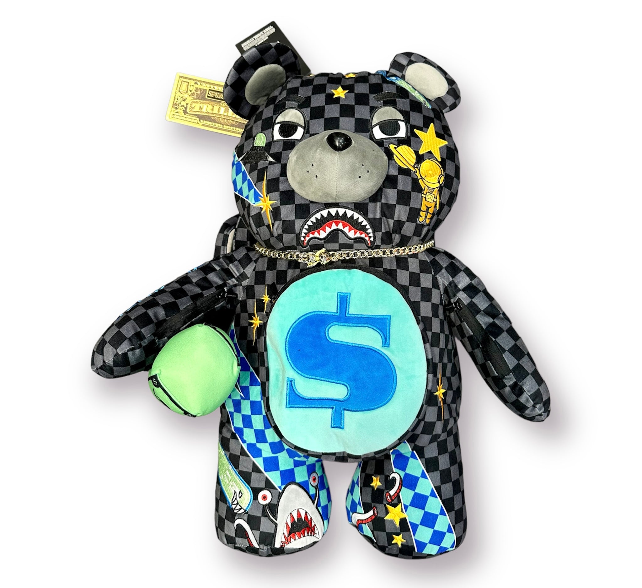 Sprayground - Show up Show Out Moneybear Teddybear Backpack