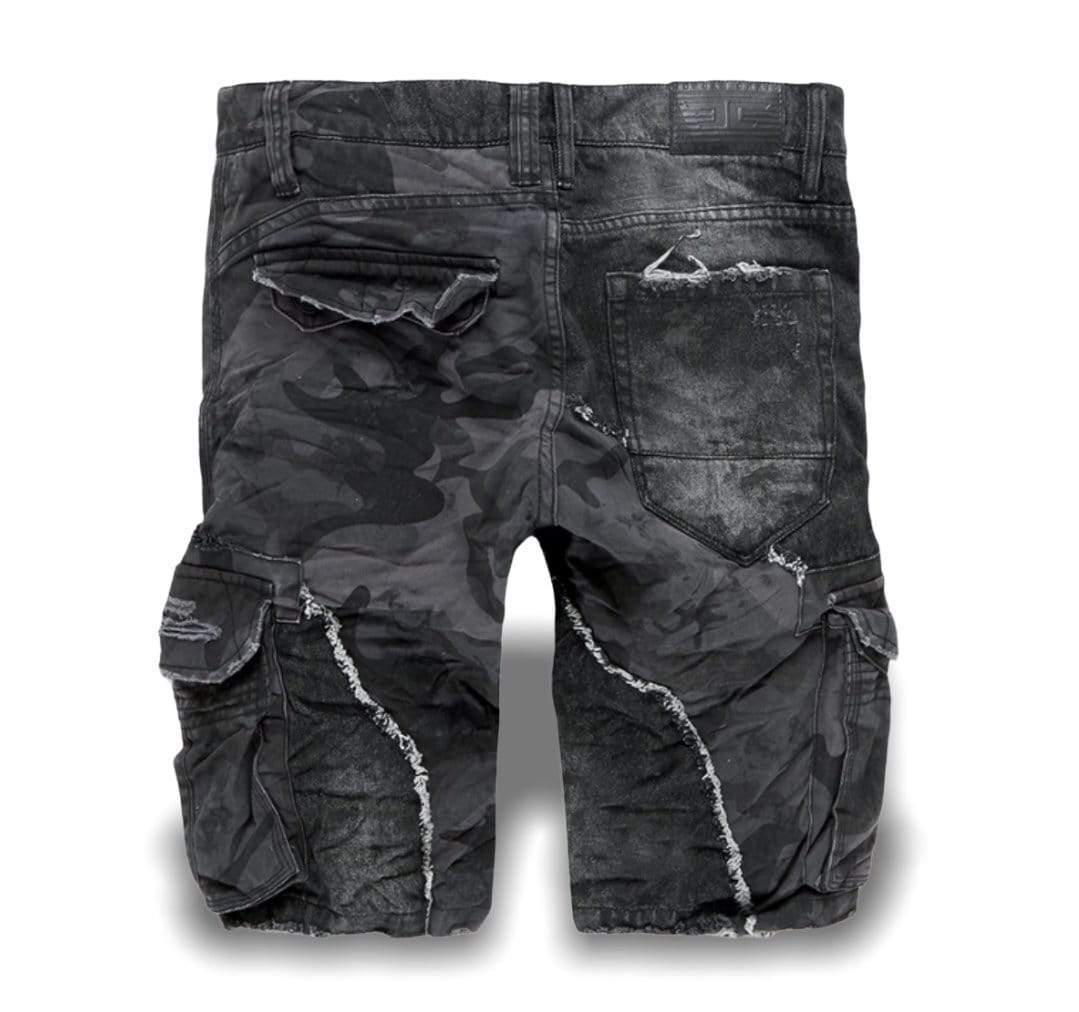 Jordan Craig Shorts Freedom Denim Black Camo Cargo Shorts