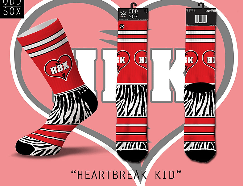 Odd Sox Socks 6-12 / Red Heartbreak Kids