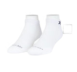 Odd Sox Socks 6-12 / White Basix Ankle White Crew Socks