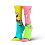 Odd Sox Socks 6-12 / White Sponge Bob