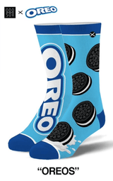 Odd Sox Socks 6-13 / White Oreo Cookies - Mens Crew Straight