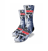 Odd Sox Socks 7-13 / Multi Eat Sleep Fortnite Socks