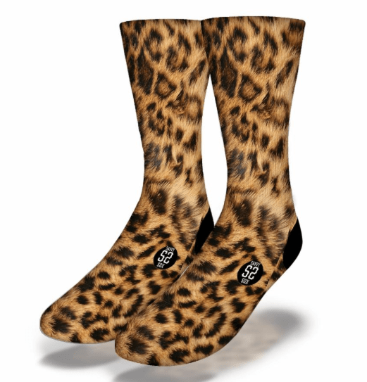 Odd Sox Socks 7-13 / Multi Leopard Print Socks