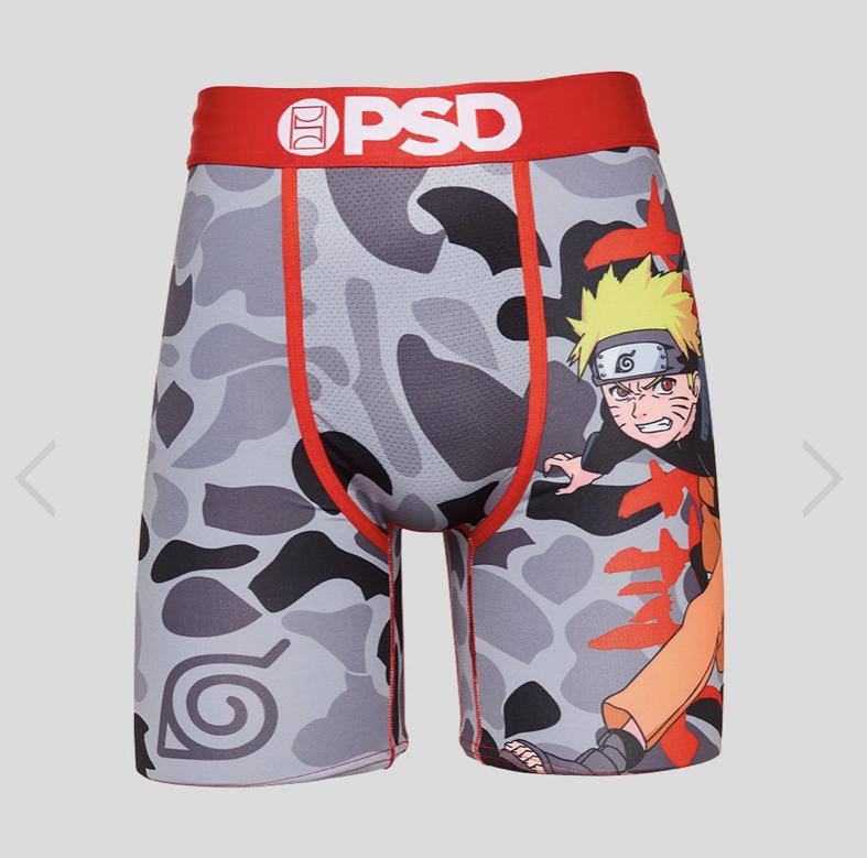 PSD Underwear Underwear Naruto Uzumaki Camo Black Brief