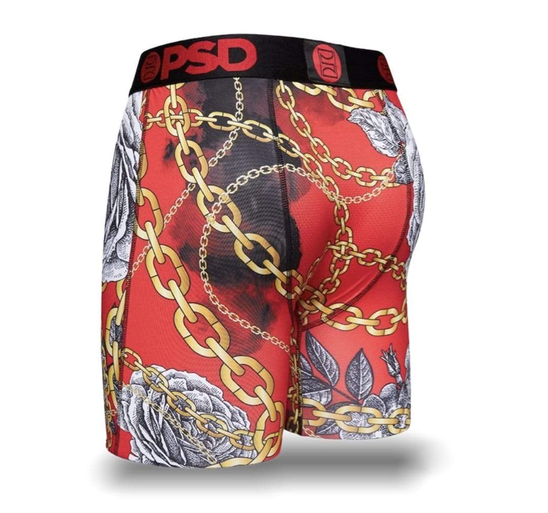 PSD Underwear Underwear Retro Luxury Red Boxer Brief