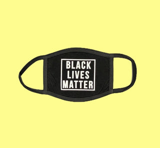 Rebel Groove Face Mask One Size / Black Black Lives Matter Face Mask