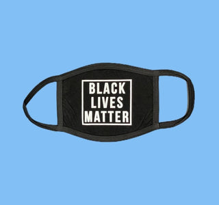 Rebel Groove Face Mask One Size / Black Black Lives Matter Face Mask