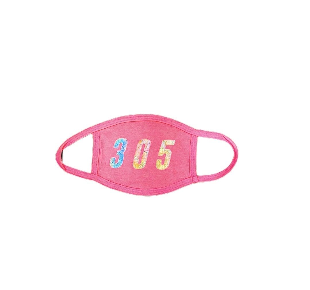 Rebel Groove Face Mask One Size / Neon Pink 305 Face Mask