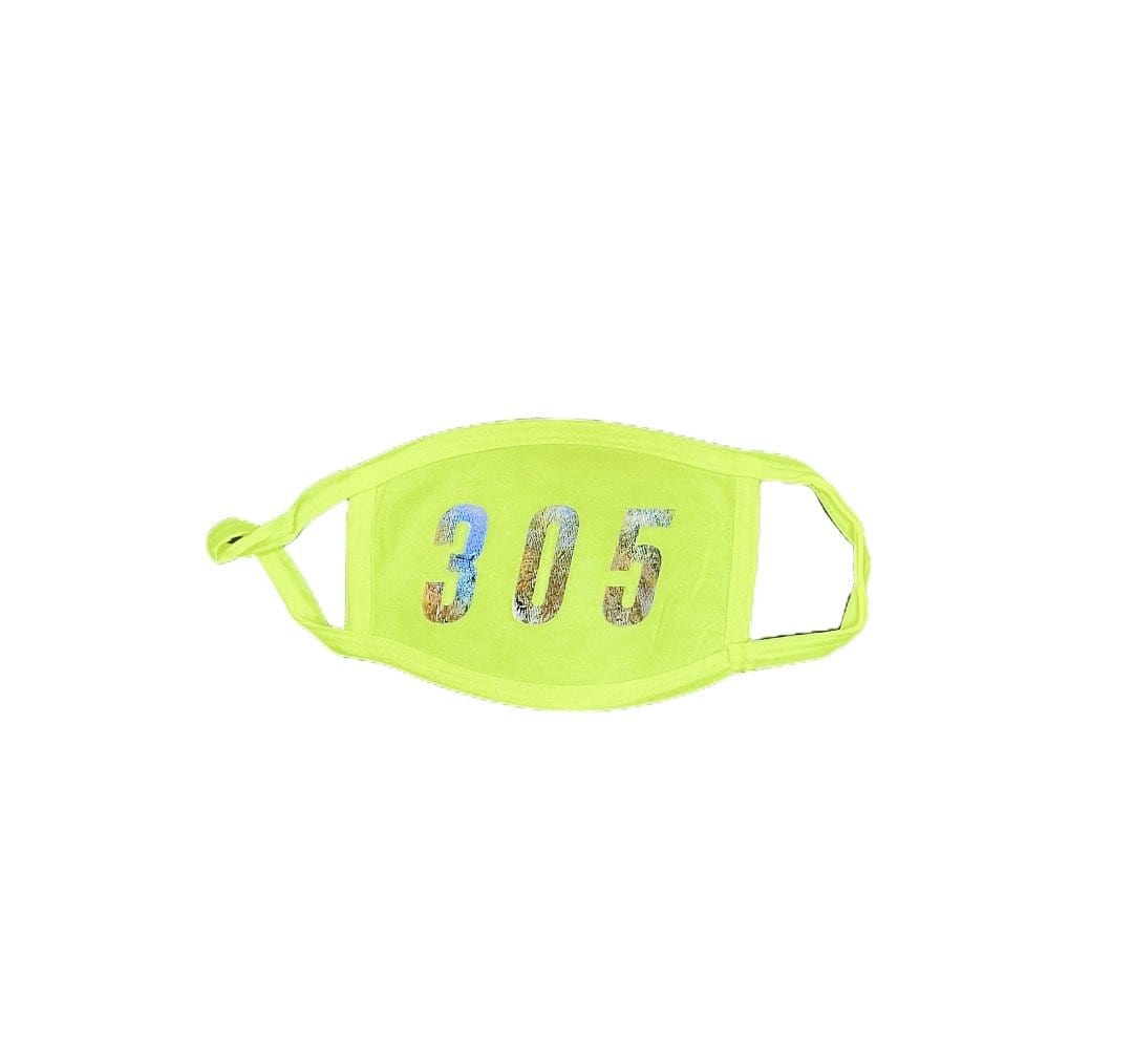Rebel Groove Face Mask One Size / Neon Yellow 305 Face Mask
