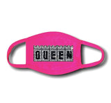 Rebel Groove Face Mask One Size / Pink Queen Rhinestone Face Mask