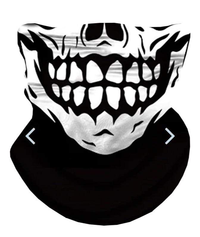 Rebel Groove Face Mask One Size / Skull Bandana Face Mask
