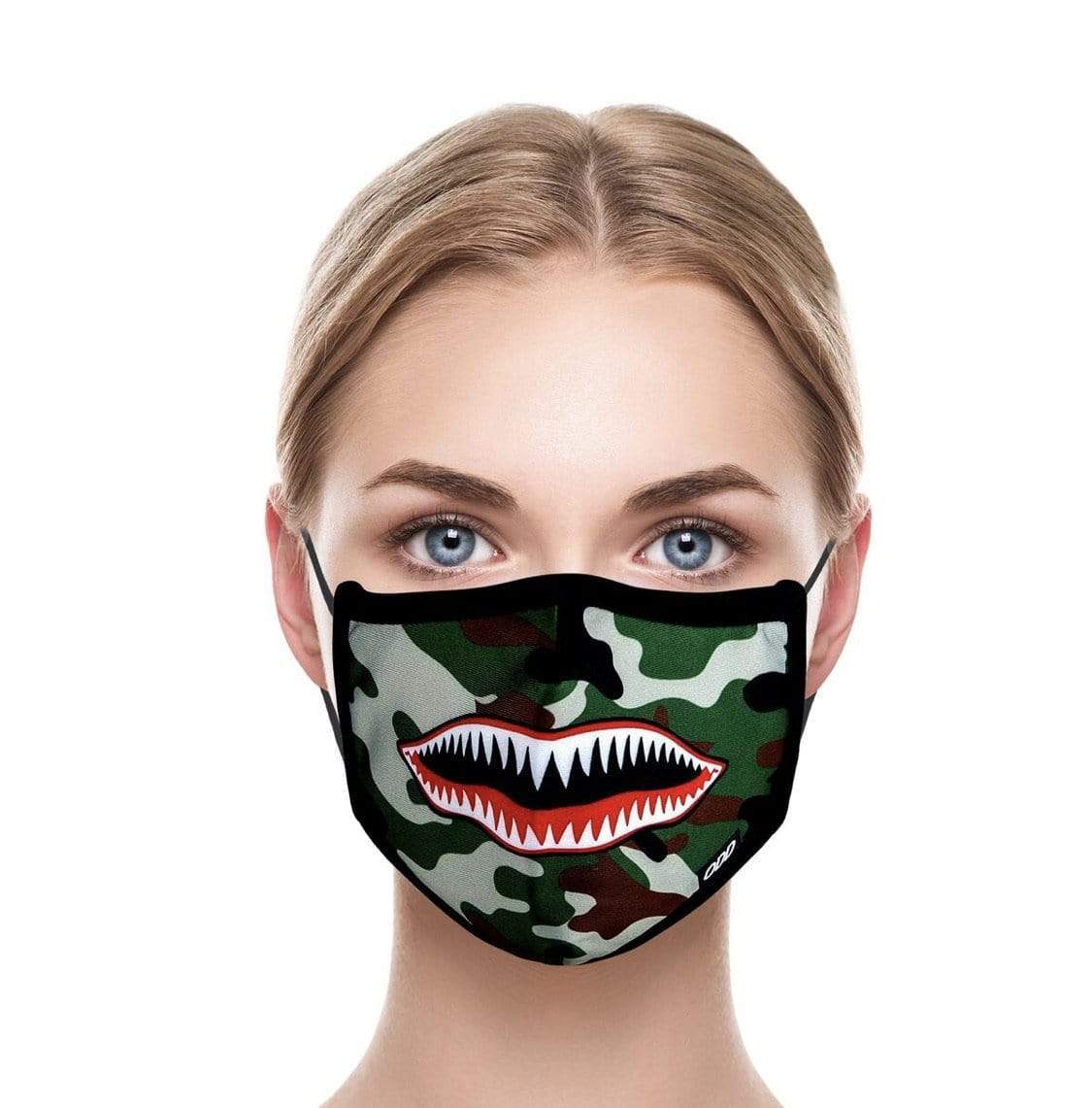 Rebel Groove Face Mask One Size Warplane - Unisex One Size Face Mask