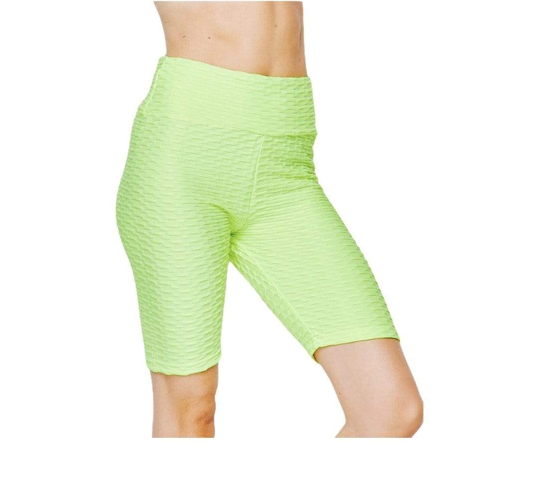 Rebel Groove Shorts S / M / Neon Green Bermuda Butt lifted