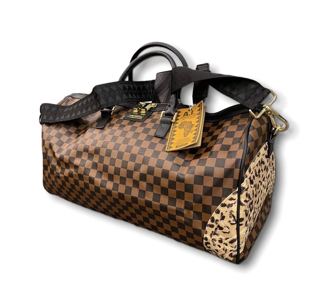 SPRAYGROUND TRINITY CHECKERED MINI DUFFLE