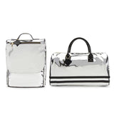 Tote & Carry Bags Silver Patent Apollo I Regular Duffle Bag